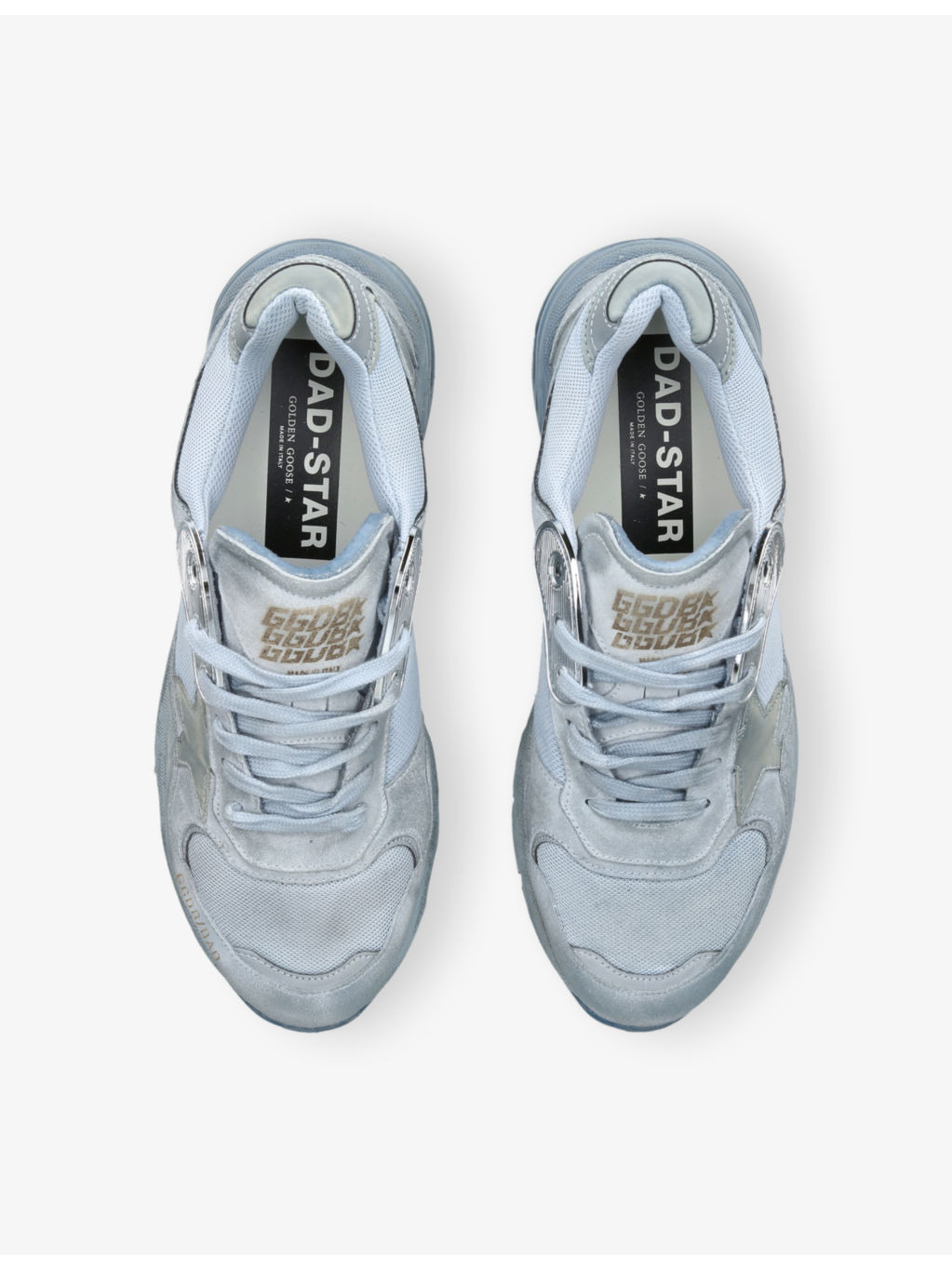 Men’s Dad-Star Suede and Mesh Low-Top Trainers - 2