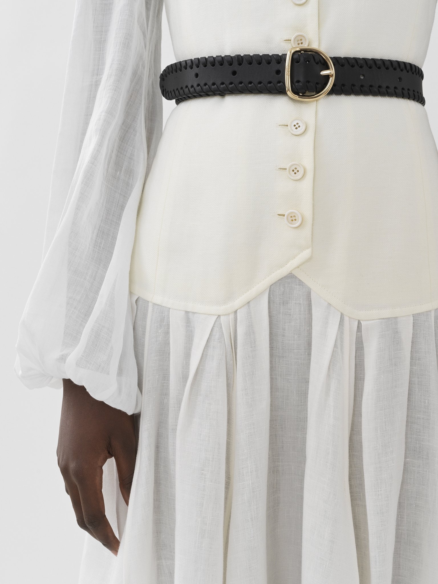 WAISTCOAT MIDI DRESS - 5
