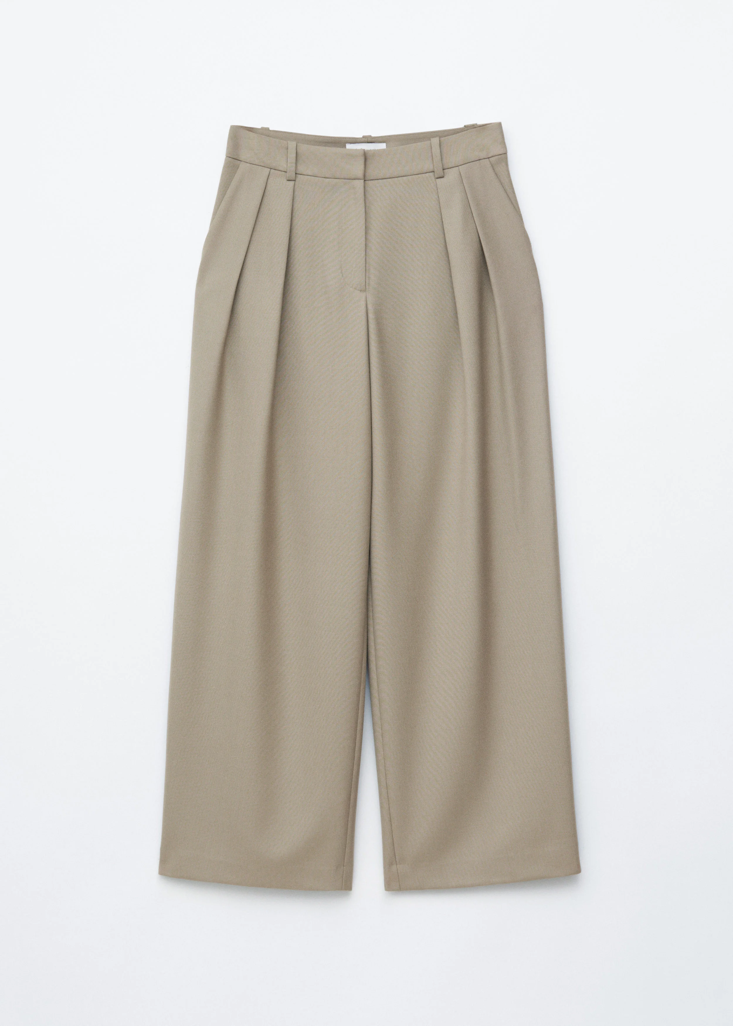 Wool-Blend Tailored Trousers - 1