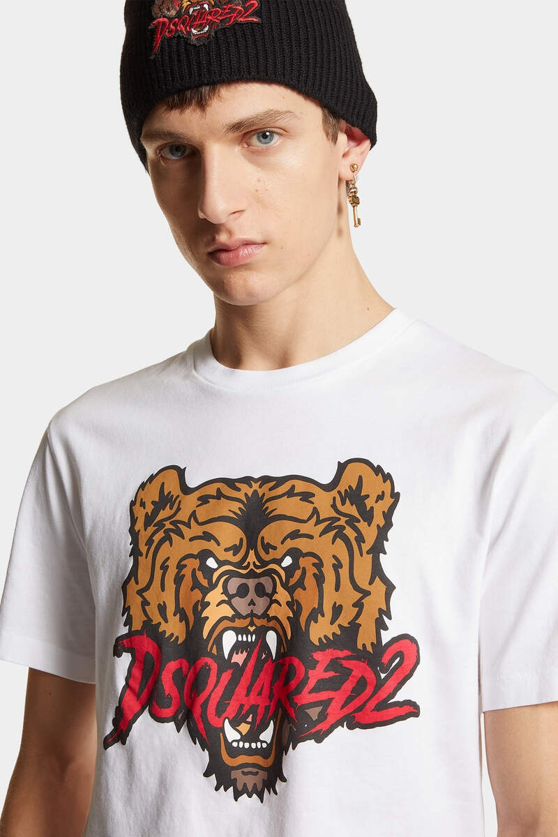 BEAR WHITE COOL FIT T-SHIRT 5