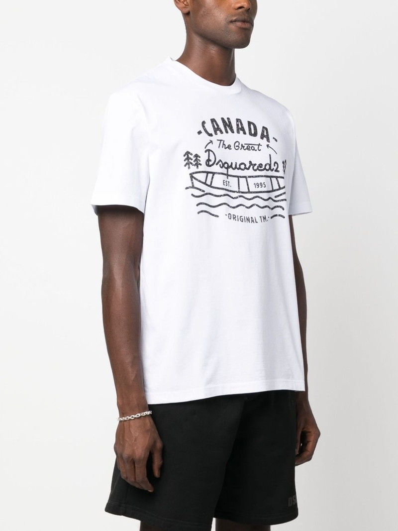 logo-print cotton T-shirt 3