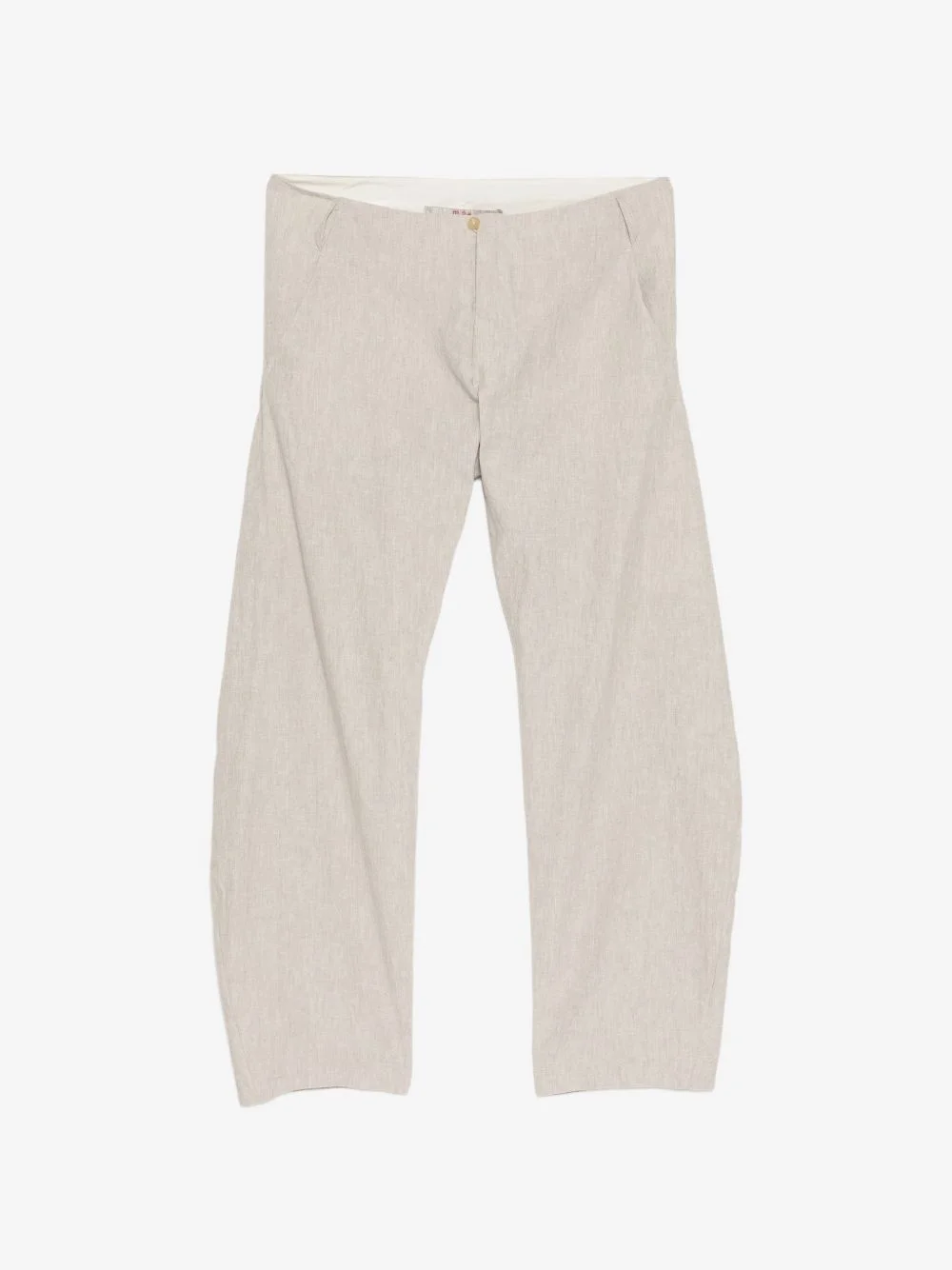 cross-embossed trousers - 1