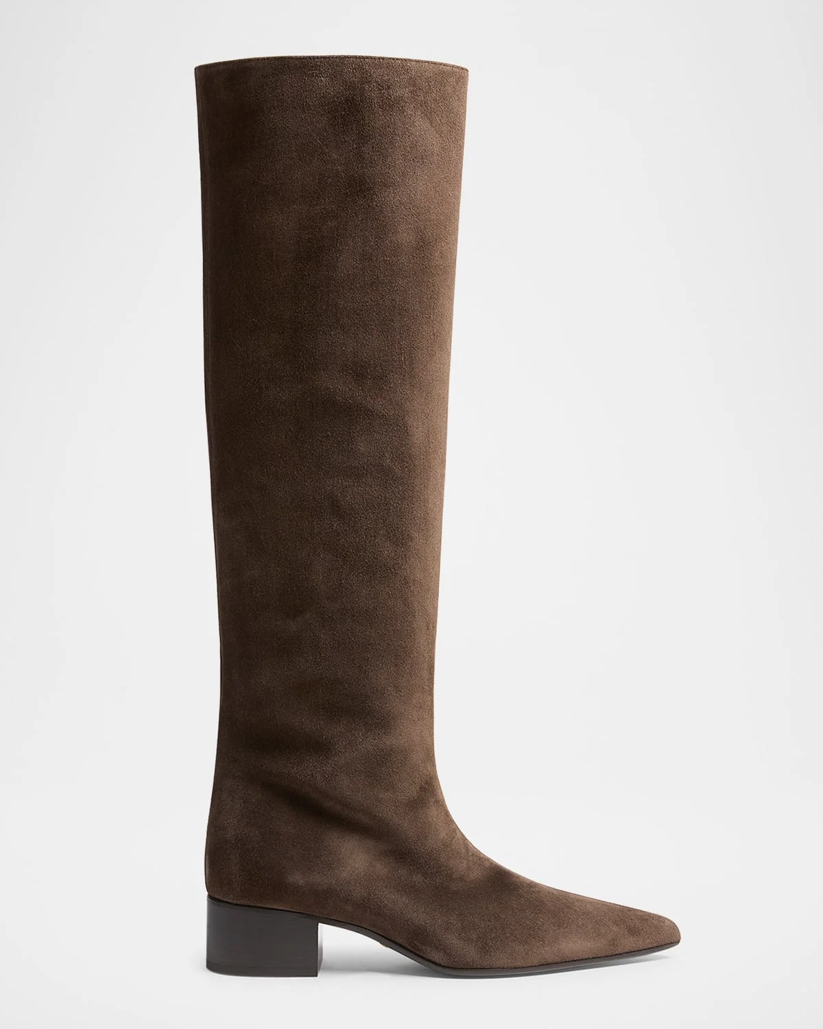 Andee Suede Knee Boots - 1