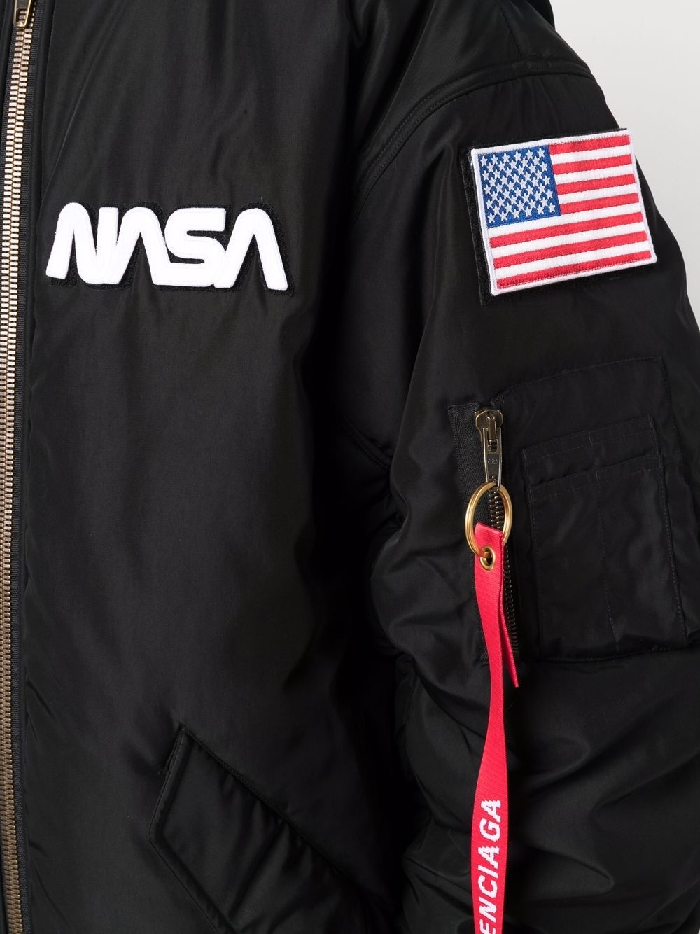 multi-patch NASA bomber jacket - 5