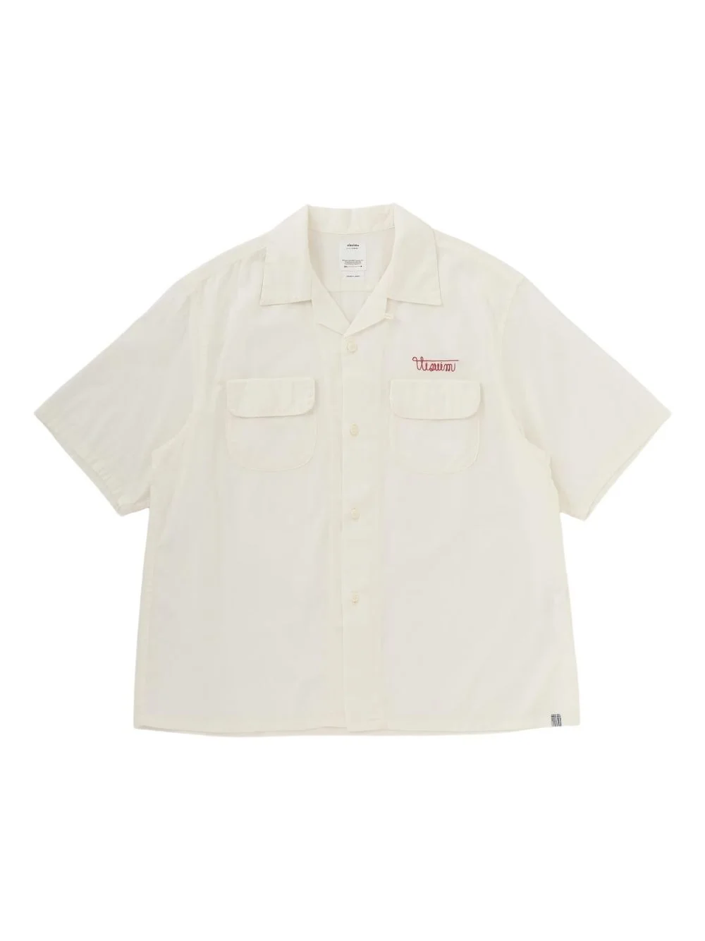 logo-embroidered shirt - 1