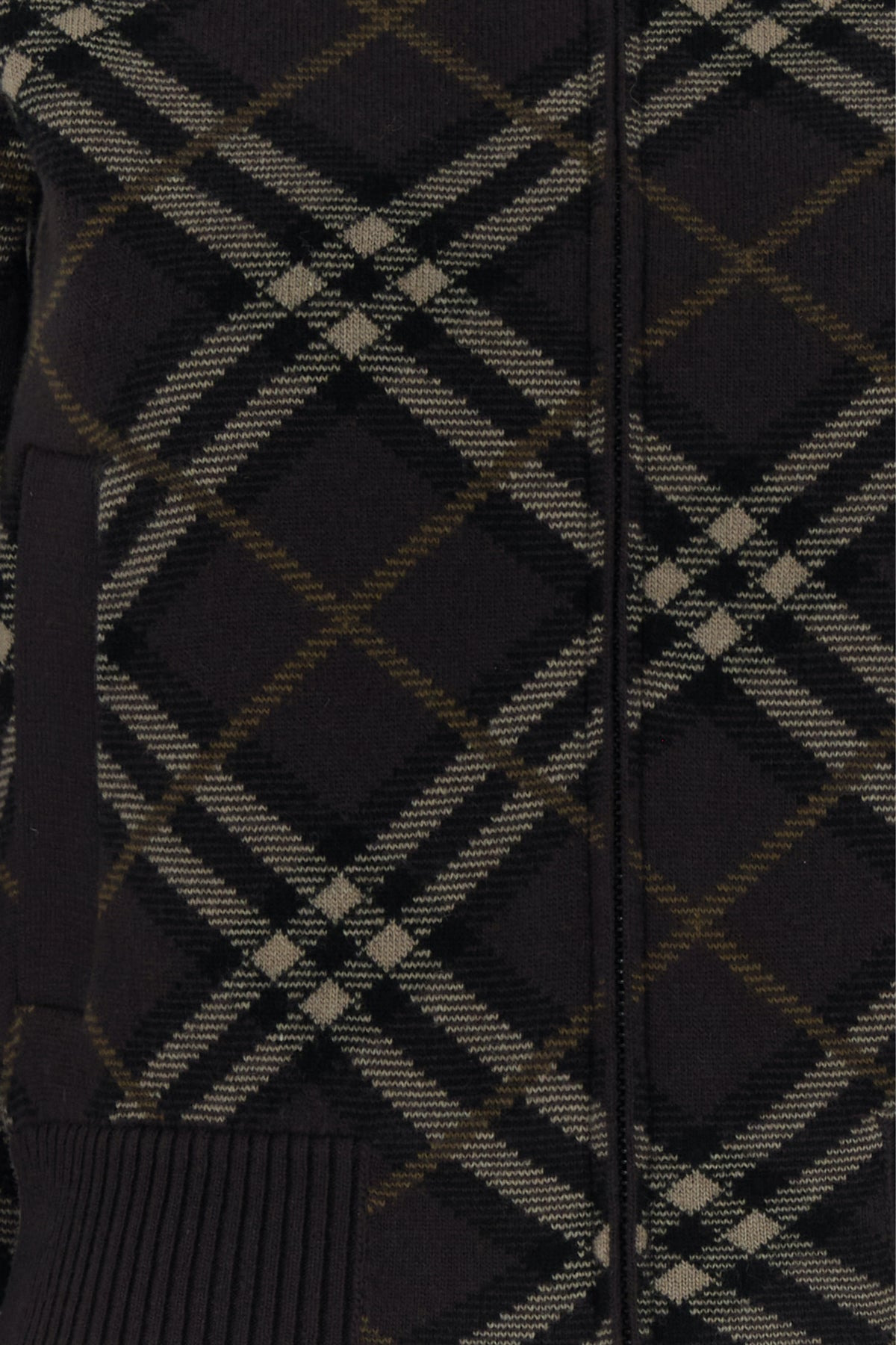 Embroidered stretch wool blend cardigan - 3