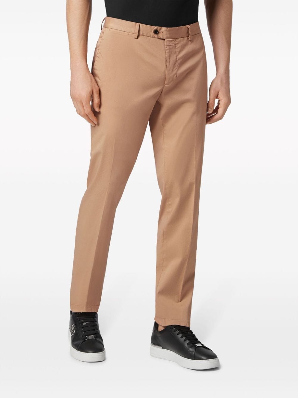 pressed-crease cotton chinos - 2