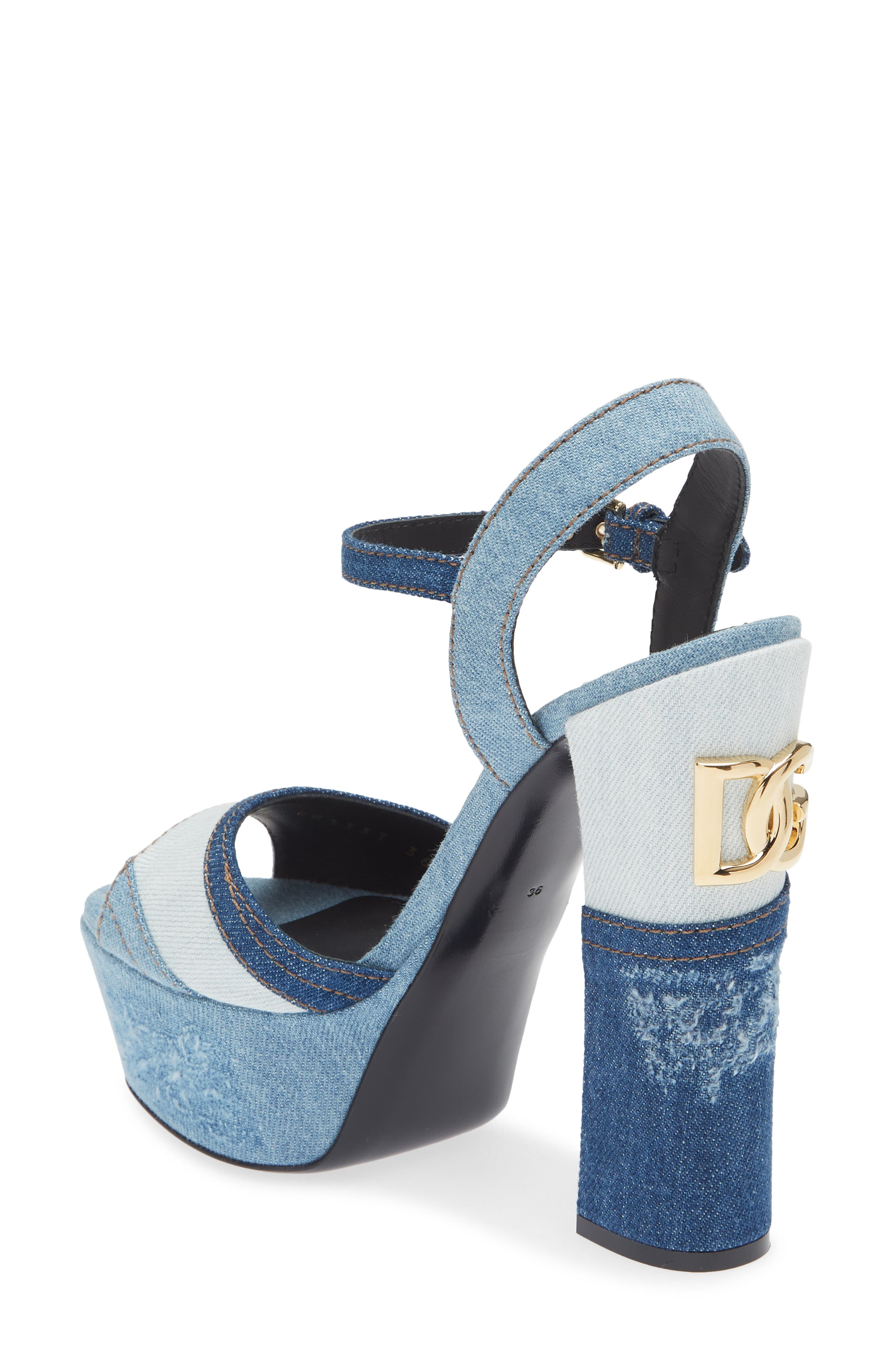 Keira Patchwork Platform Sandal - 2