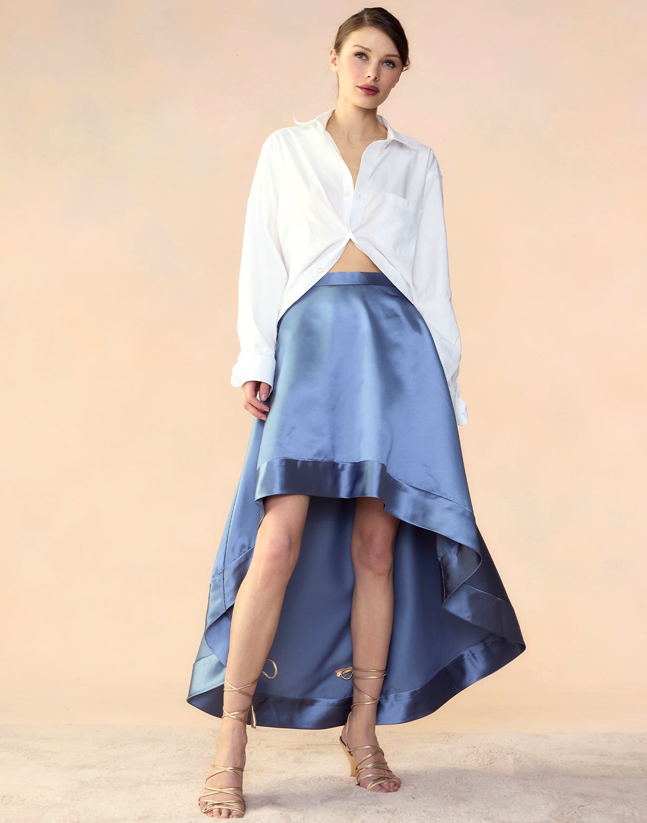 Livia Satin Skirt - 4