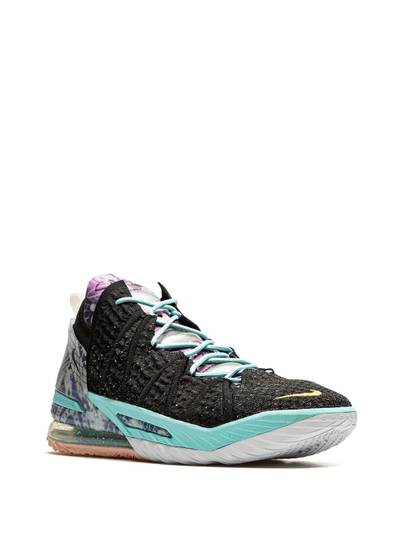 Nike Lebron 18 high-top sneakers outlook