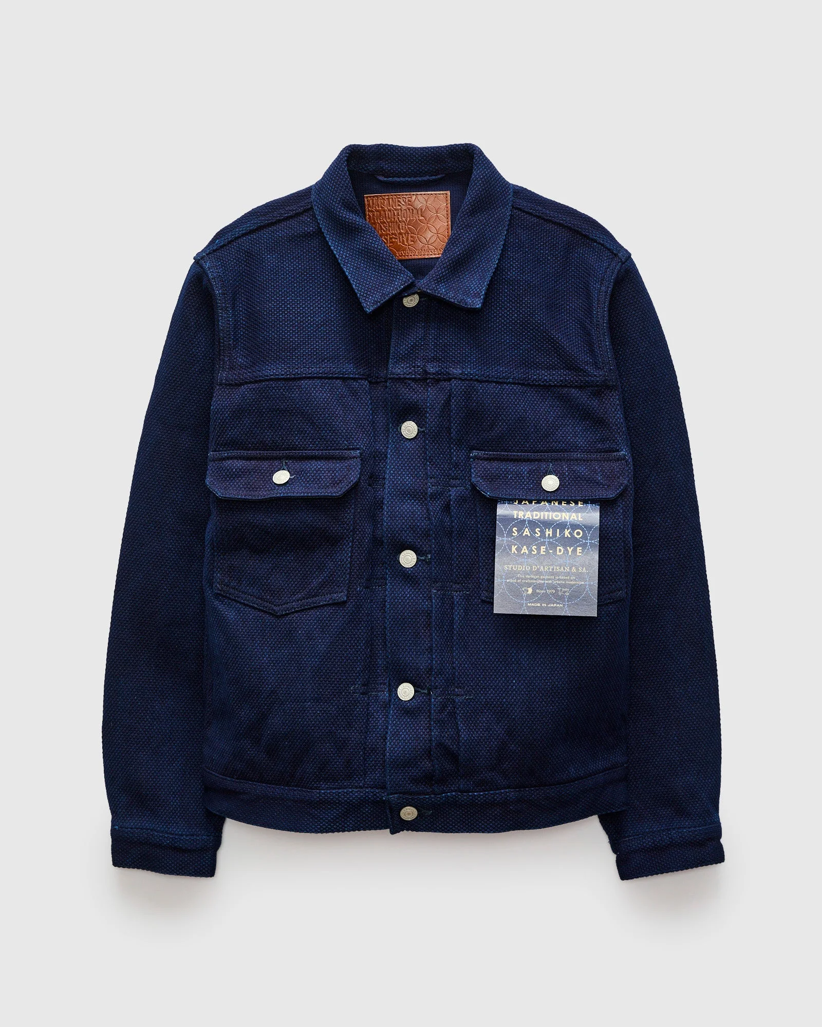 "Kasezome" 14oz Sashiko Selvedge Type-2 Jacket - 1