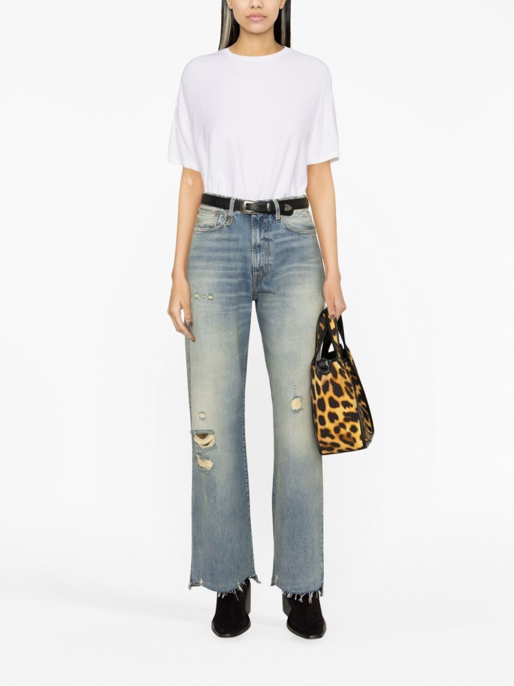 cotton crew-neck T-shirt - 2