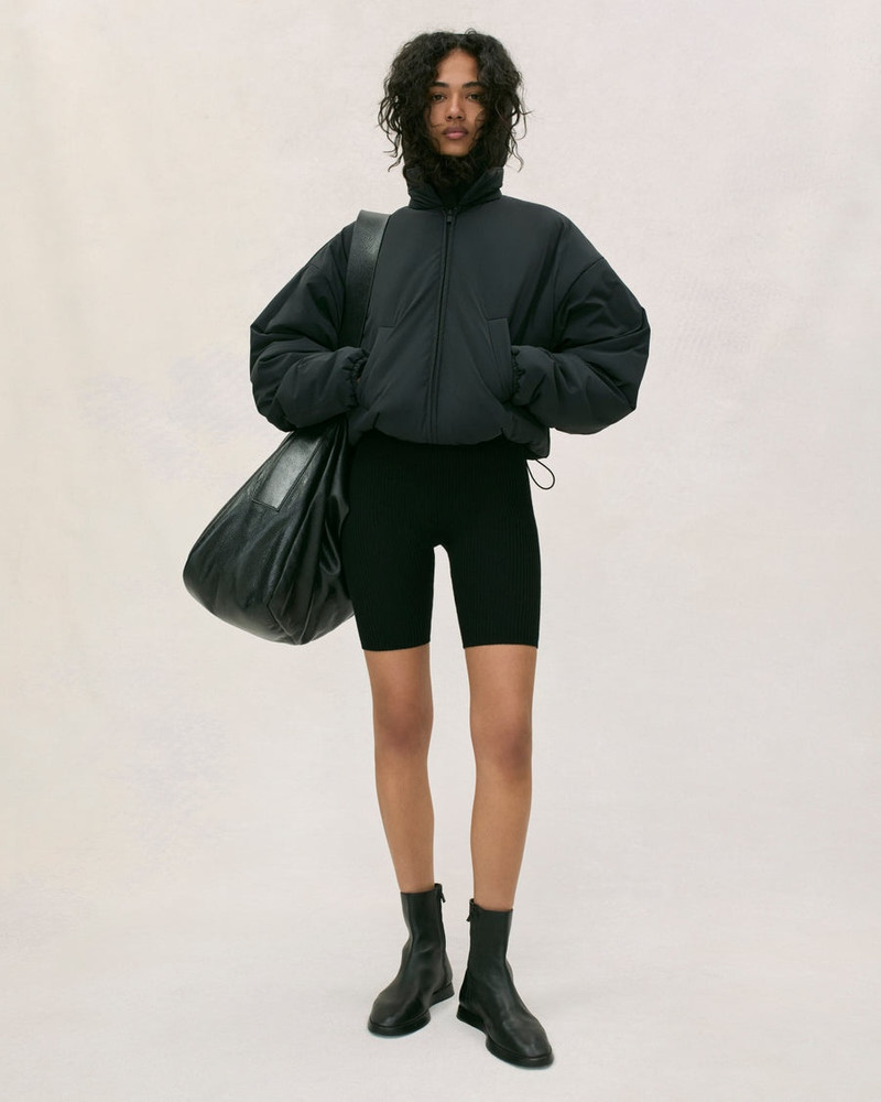 ESSENTIALS WOMENS KNIT BIKER SHORT outlook