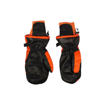 Off-White Off-White Bomber Mitten Gloves 'Orange/Black' outlook