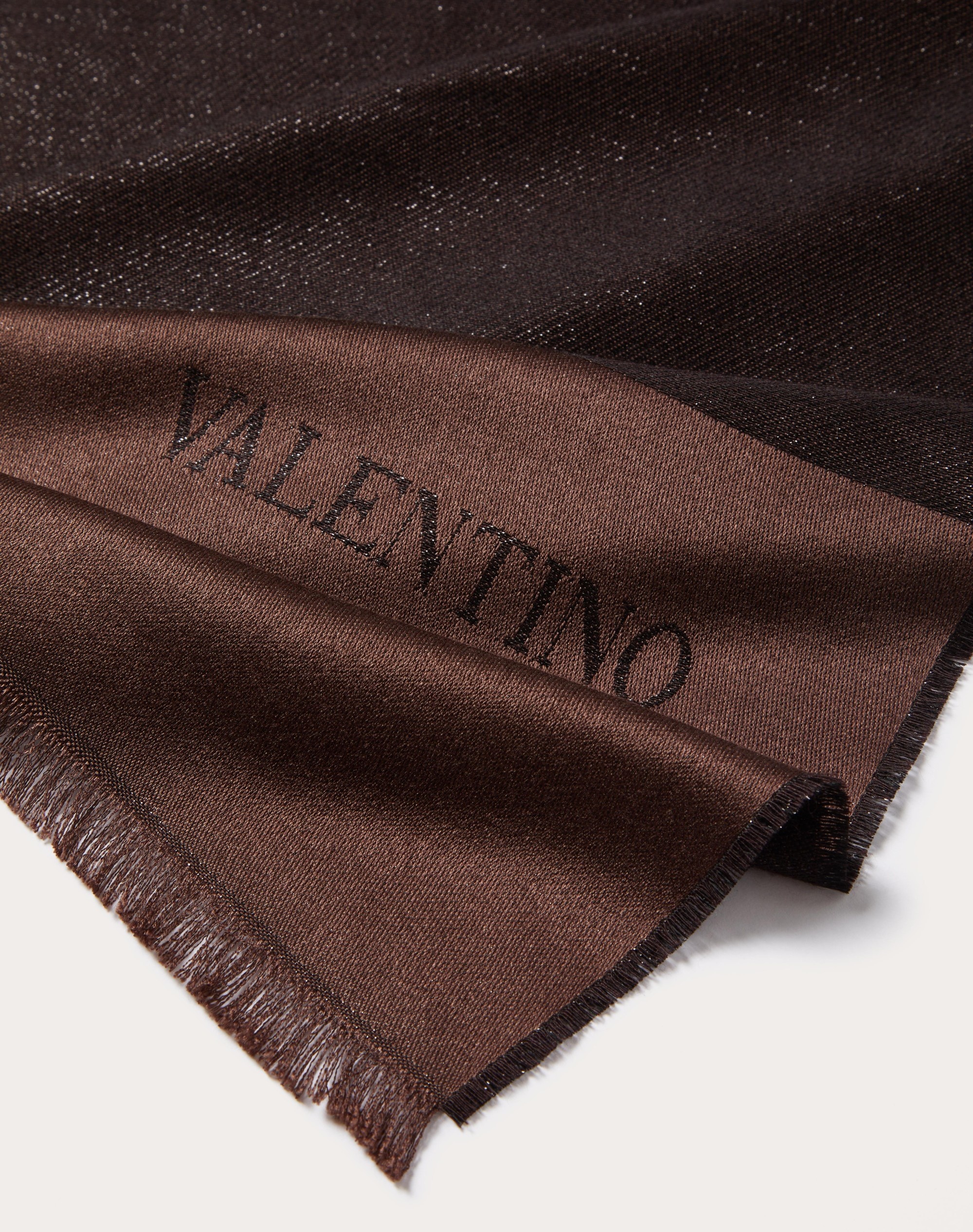 VALENTINO LUREX STOLE IN SILK AND CASHMERE - 2