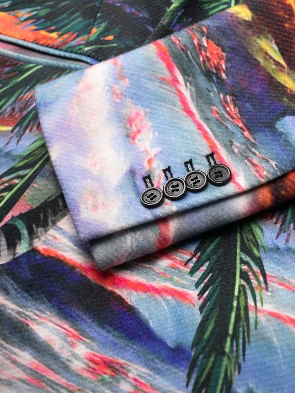 Hawaii graphic-print coat - 7