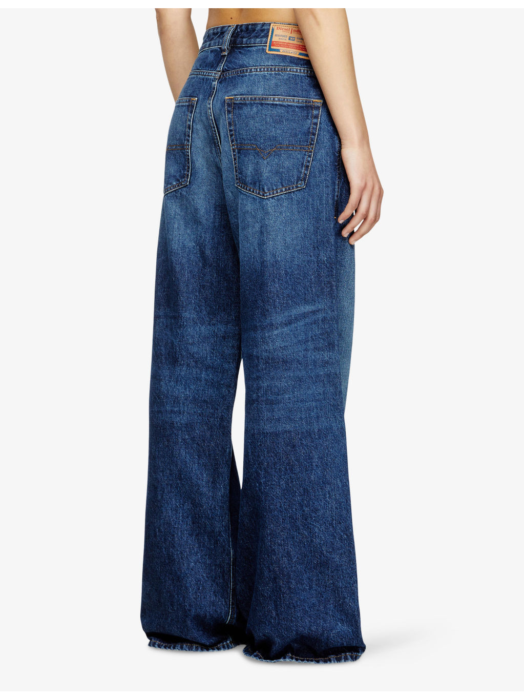 1996 D-Sire Wide-Leg Denim Jeans - 4