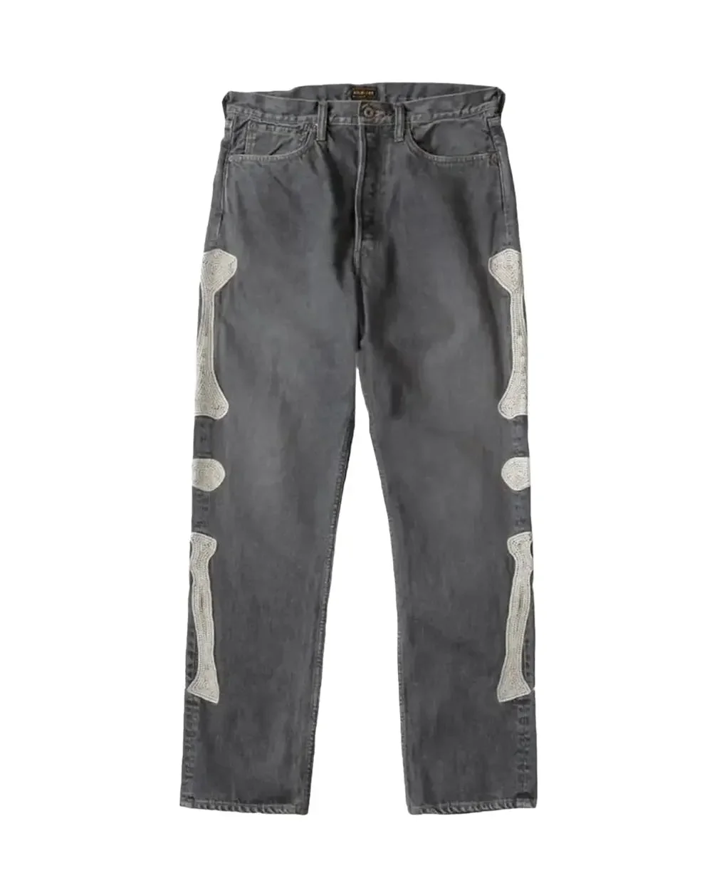 KAPITAL 14oz Black Denim MEXICAN TUXEDO 5P OKAGILLY 'BLACK' - 1