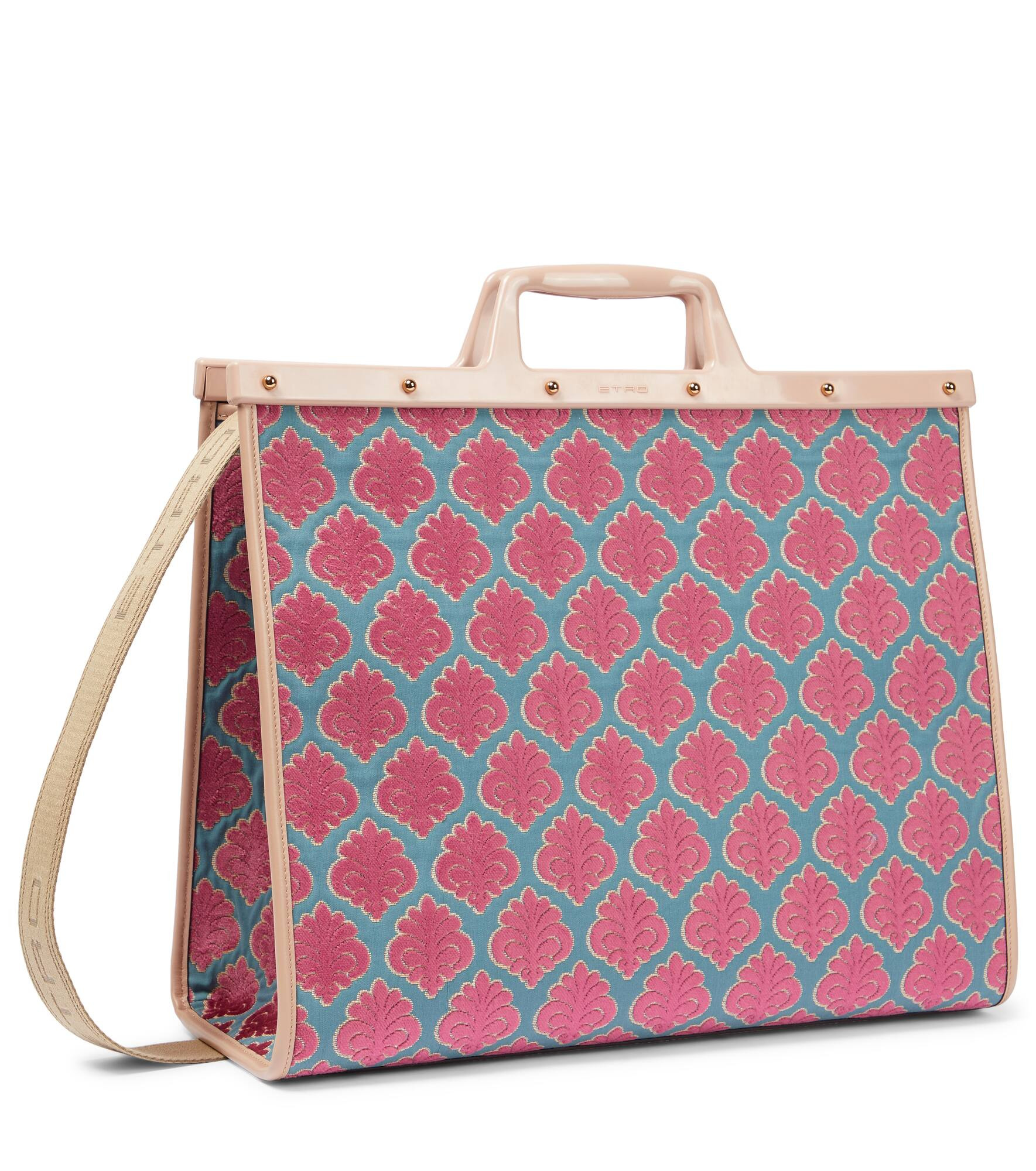 Love Trotter Large jacquard tote bag - 3