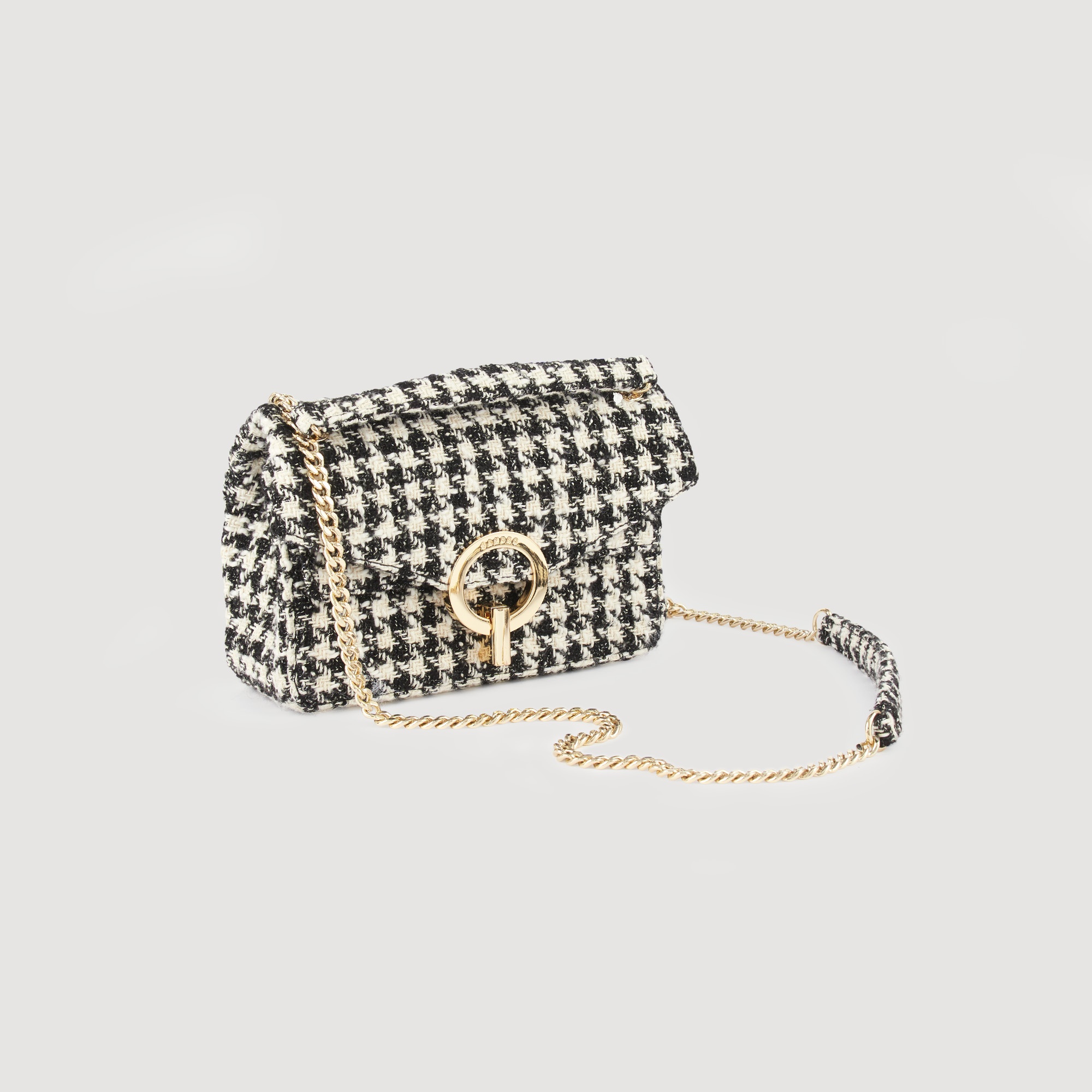 Yza tweed houndstooth bag - 1