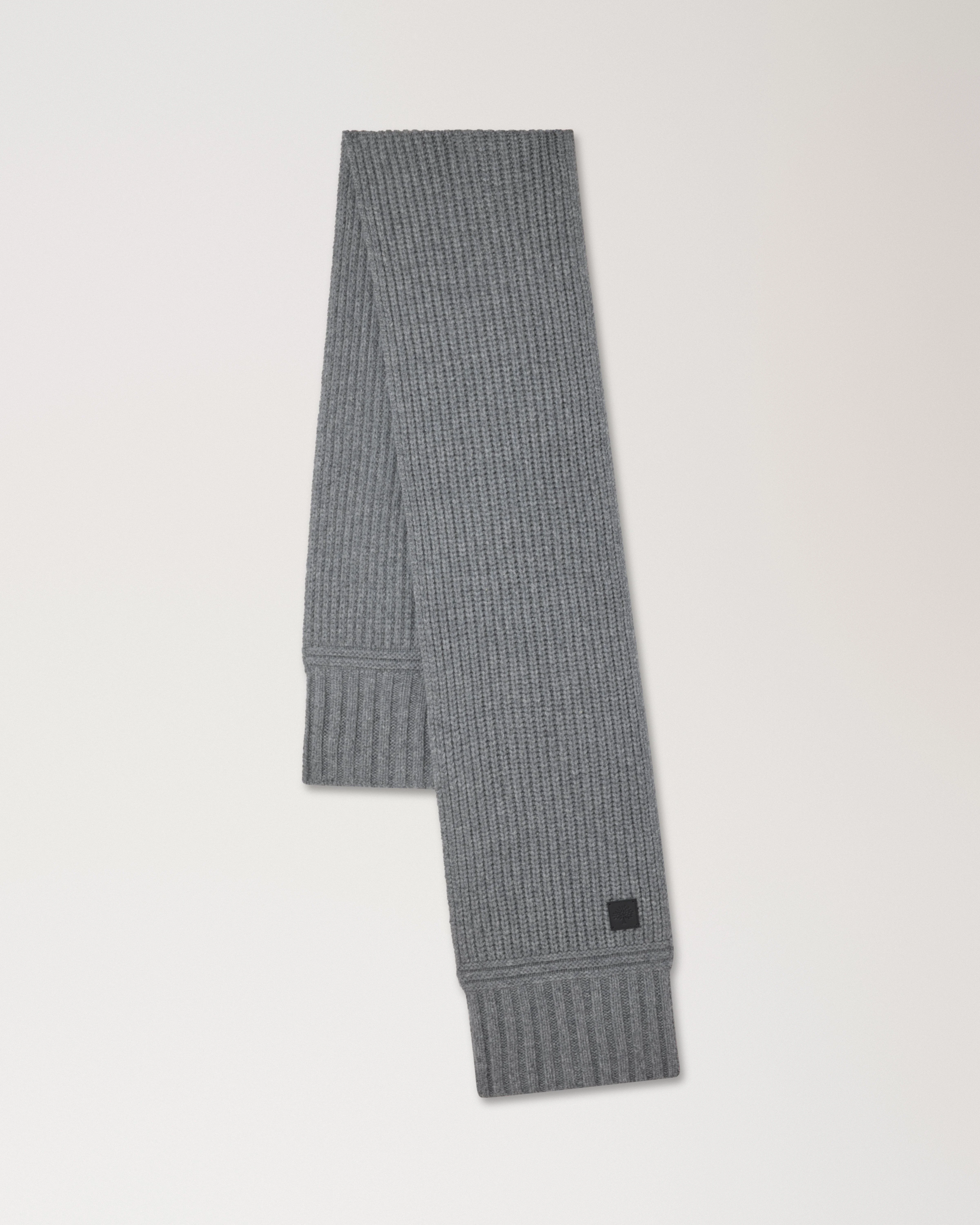 Chunky Ribbed Scarf
Dark Grey Melange Lambswool - 1