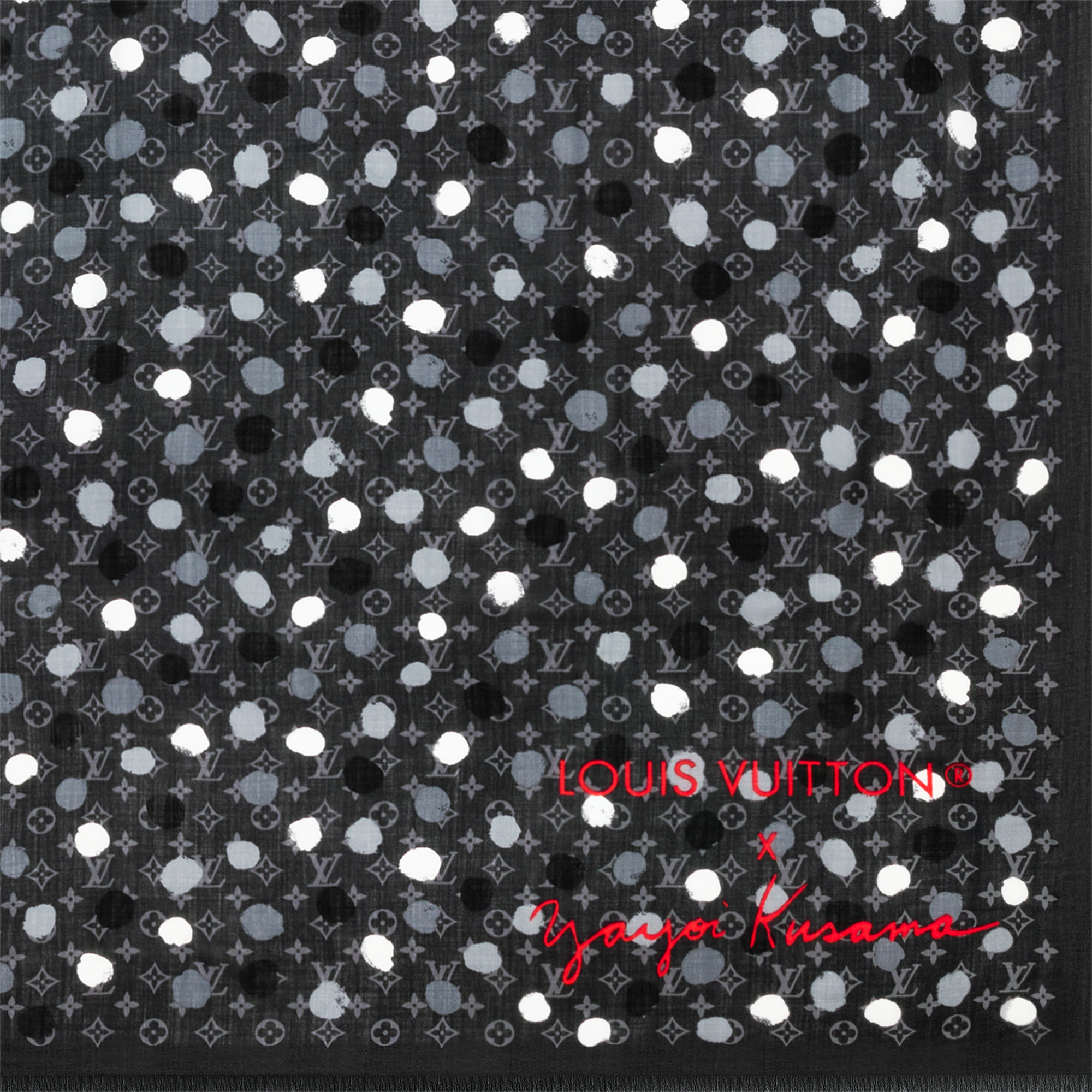 LV x YK Painted Dots Stole - 5