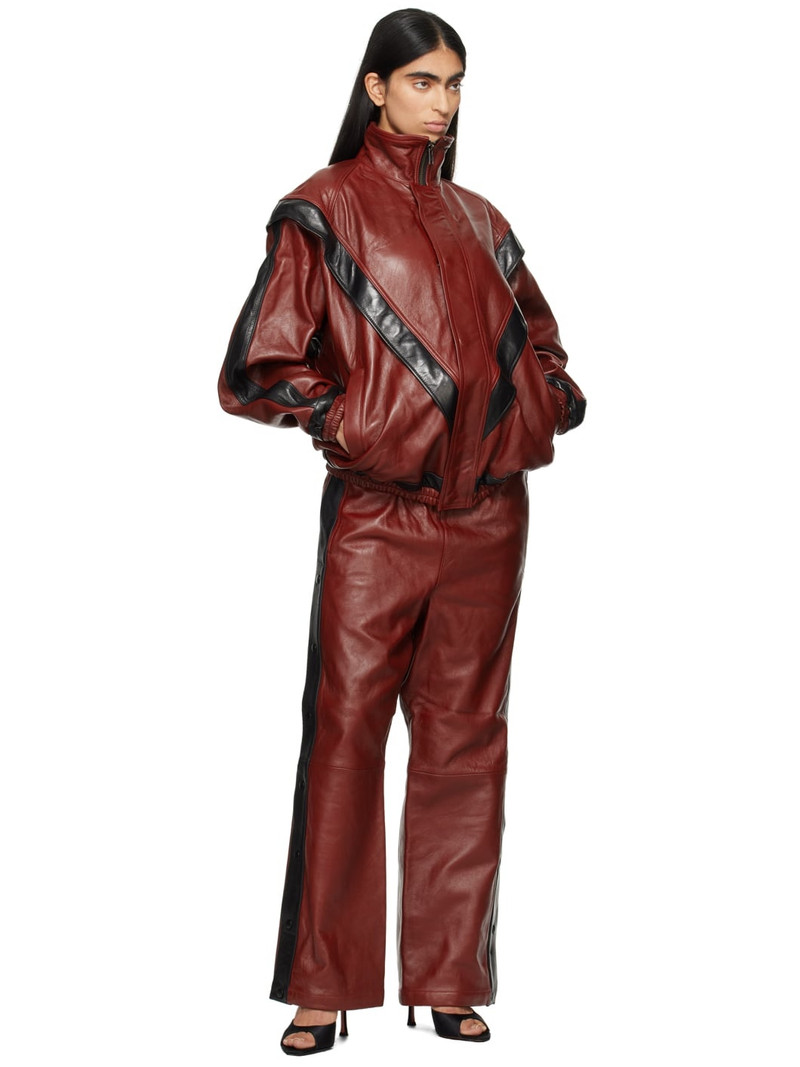 doublet Red Basketball Leather Pants outlook