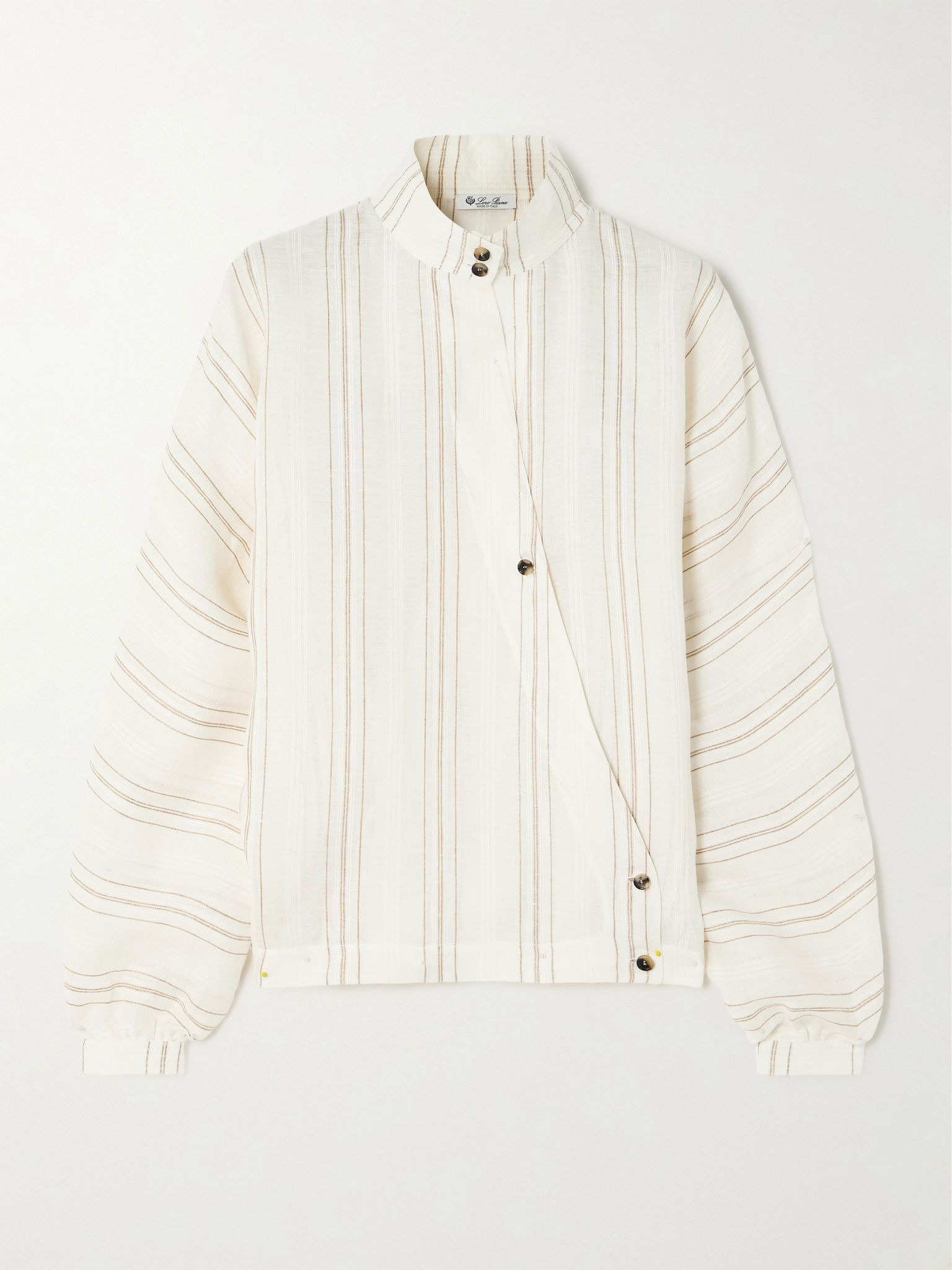 Shay striped linen blouse White - 1