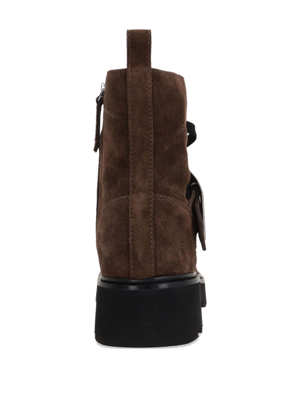buckle-fastening lace-up boots - 3