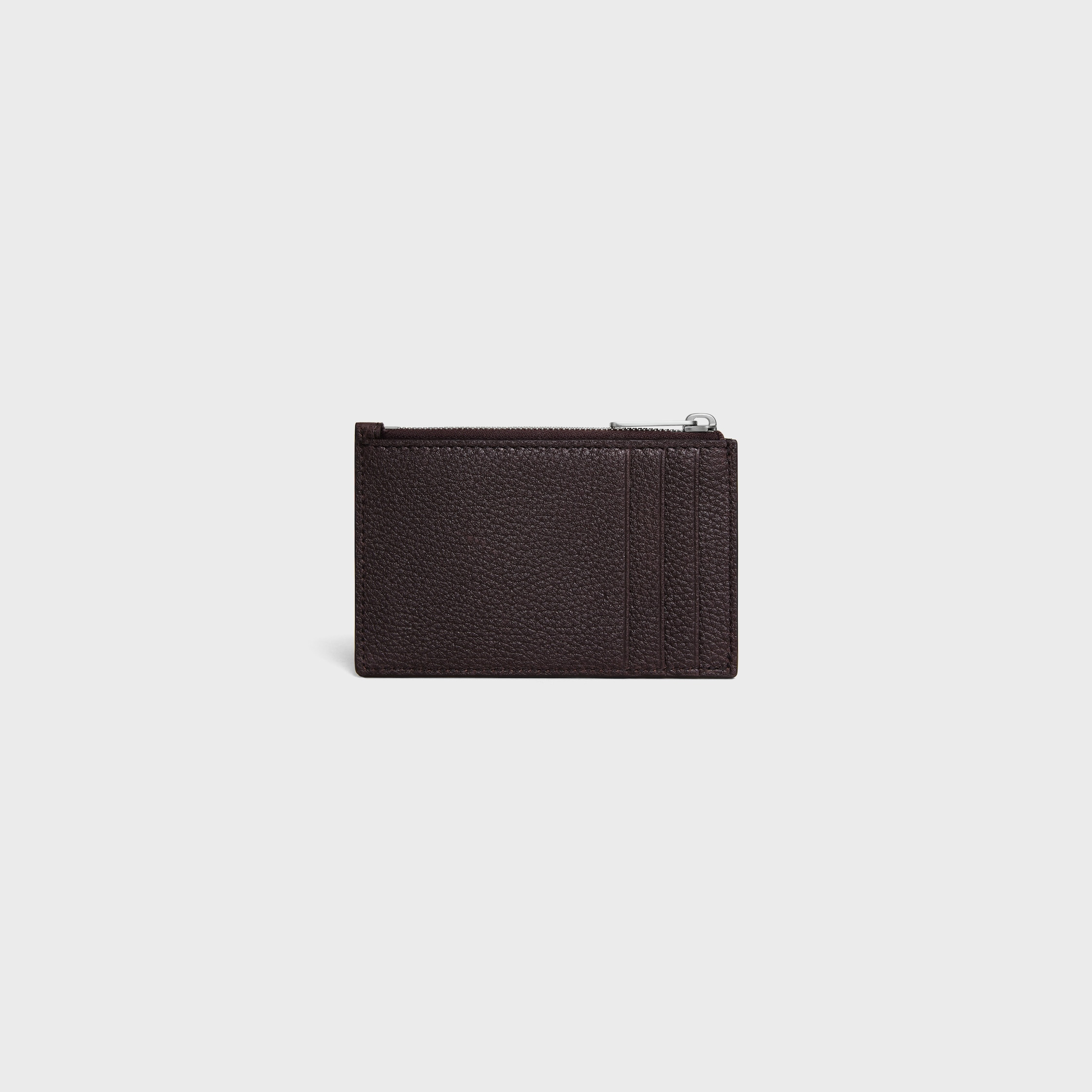 Zipped Card Holder IN GRAINED CALFSKIN - 3