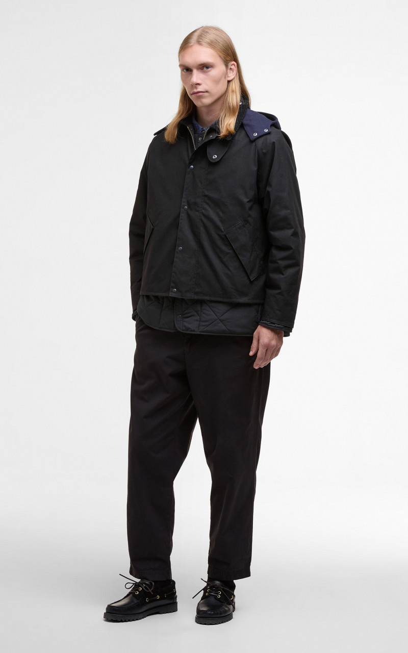 Barbour X KAPTAIN SUNSHINE SHORT CRUISER BLACK outlook