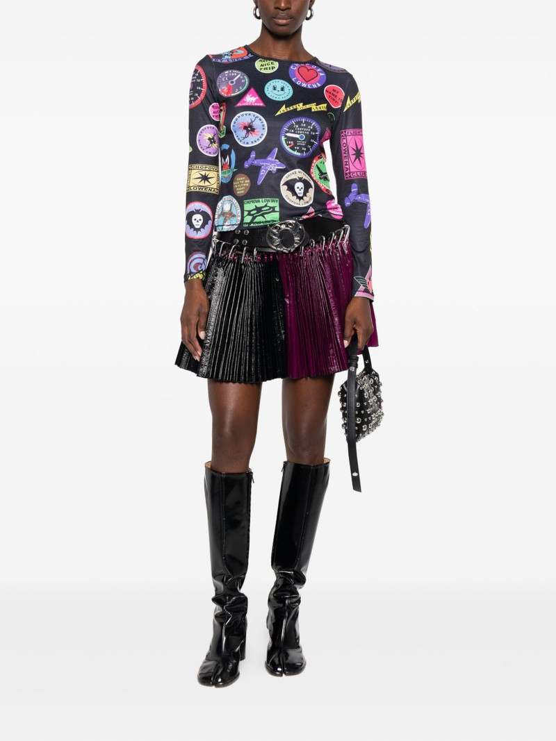 Chopova Lowena pleated carabiner skirt outlook