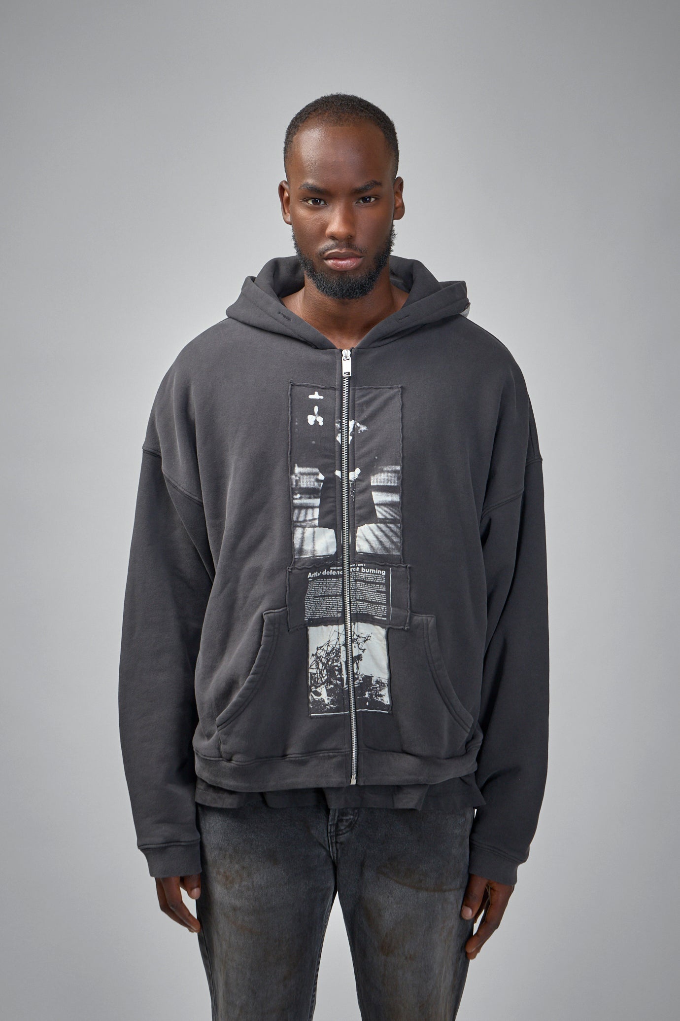 Artist Defends Baggy ''Assemblage'' Zip Hoodie - 1