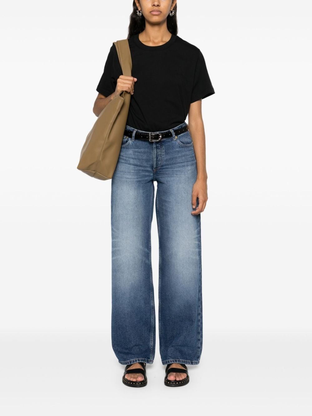 logo-embroidered T-shirt - 2