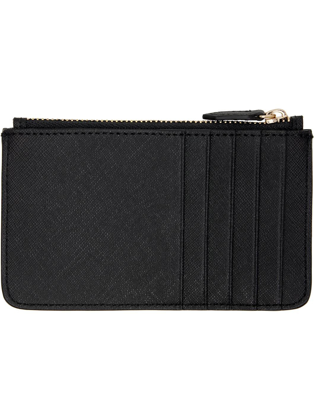 Black Half Moon Card Holder - 2