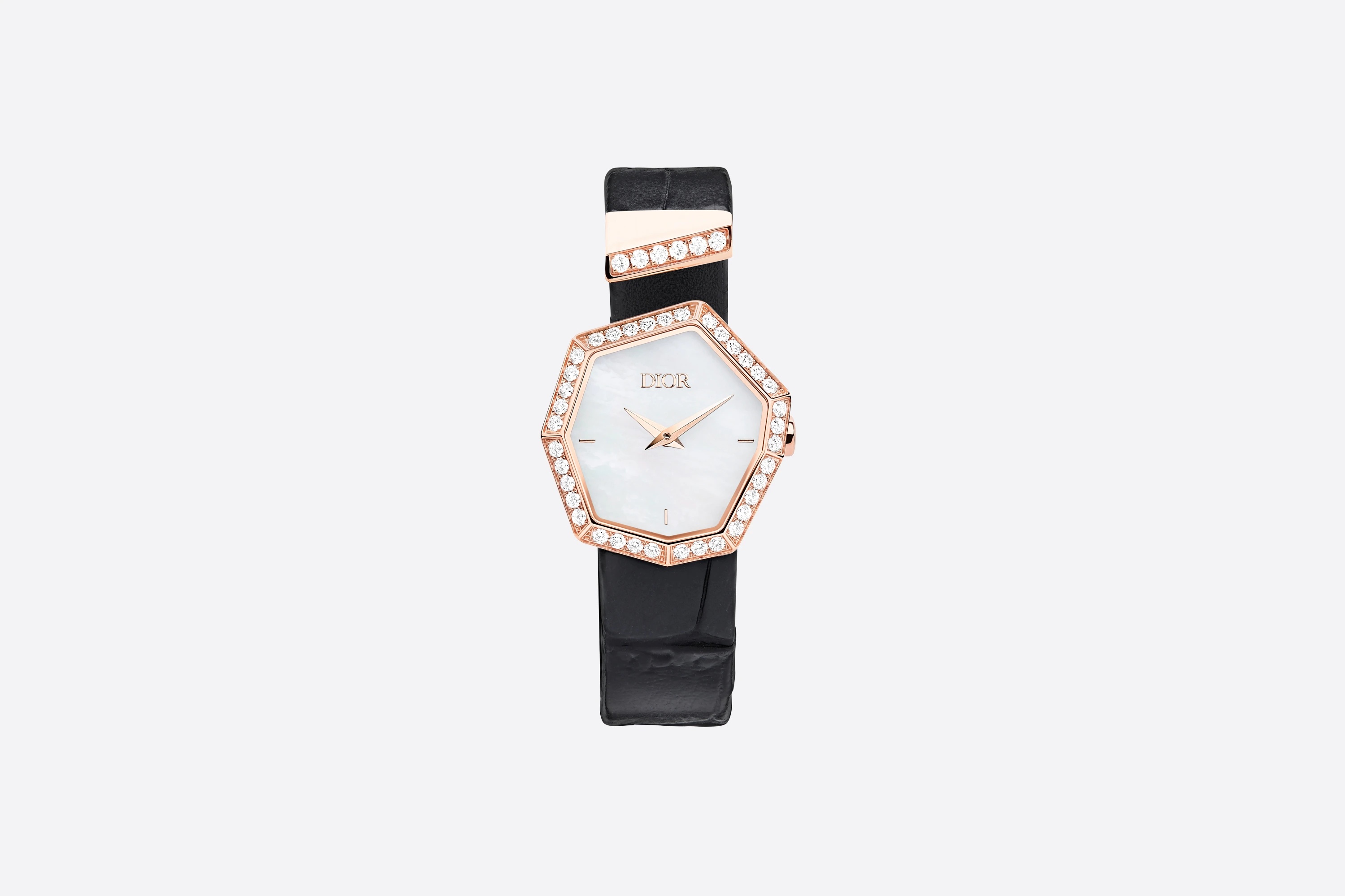 Pink Gold, Diamonds and White Mother-of-Pearl GEM DIOR - 3