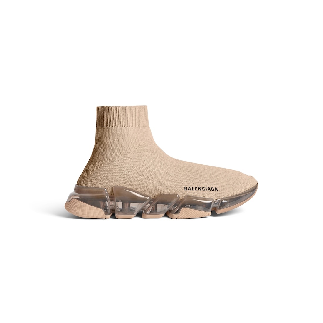 Men's Speed 2.0 Full Clear Sole Recycled Knit Sneaker in Beige - 1