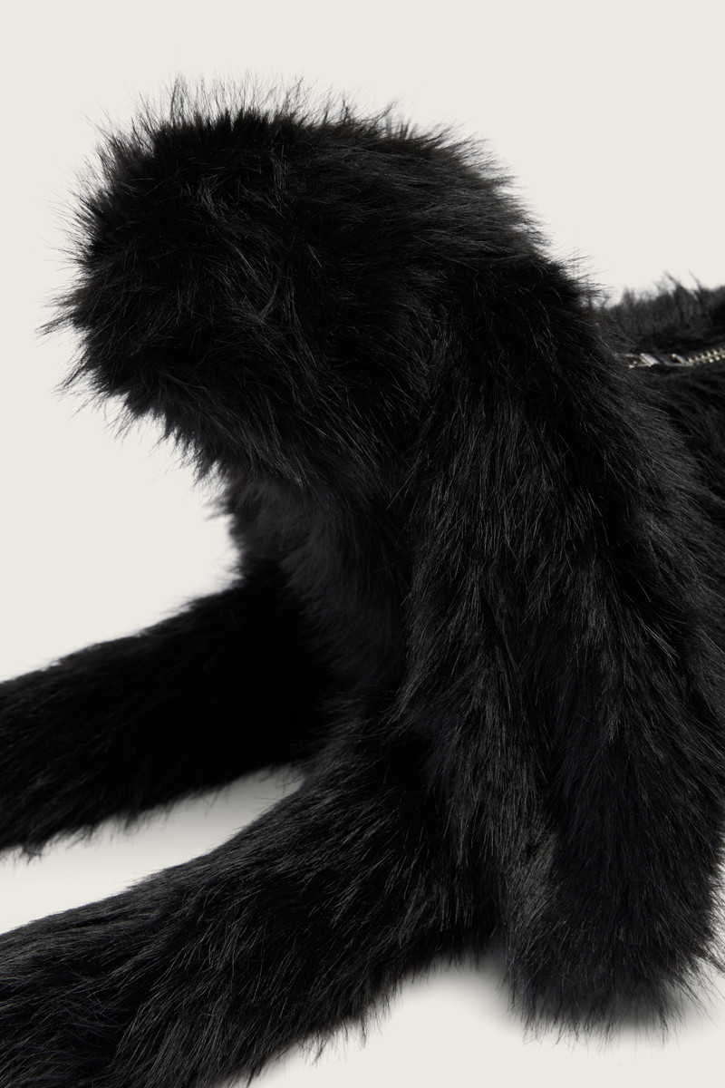 Simone Rocha Faux Fur Hare Crossbody Bag outlook