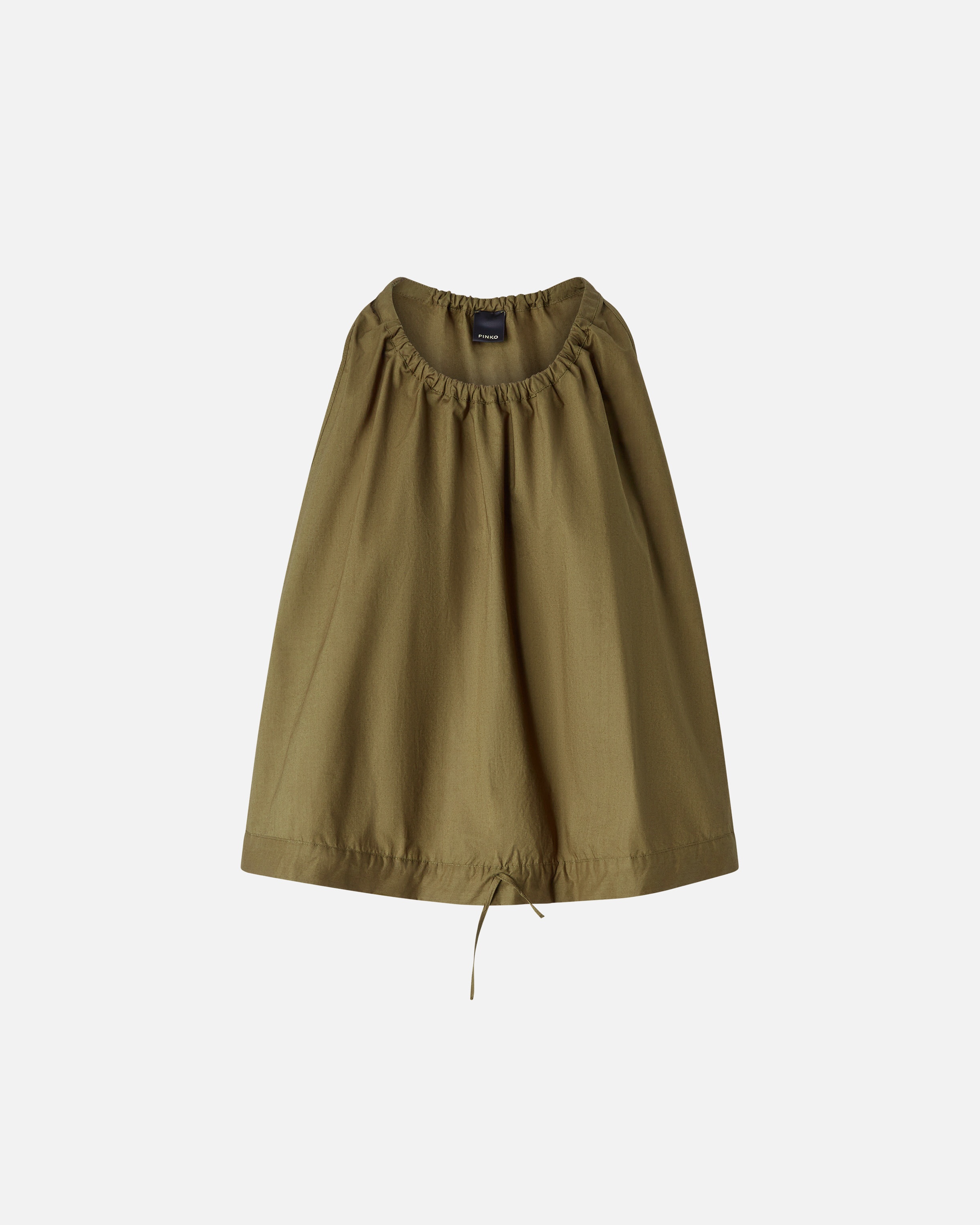 SLEEVELESS POPLIN TOP - 1