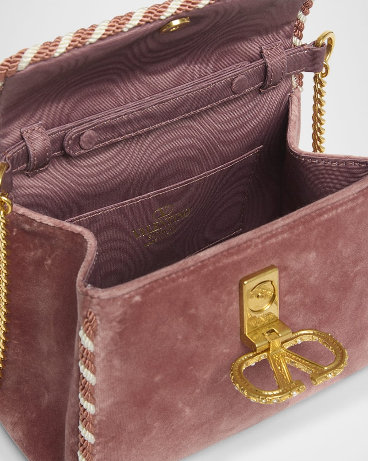 VSLING Mini Velvet Top-Handle Bag - 4