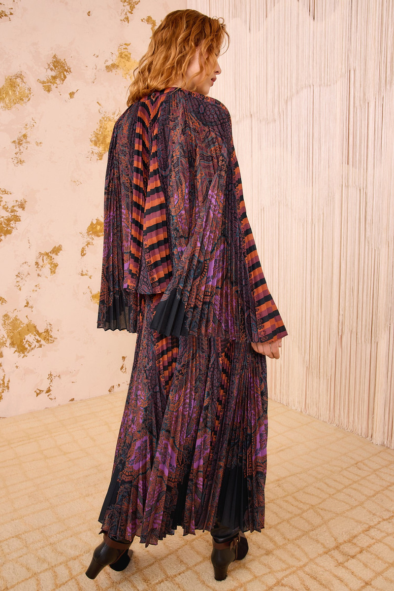 Ella Pleated Bell Sleeve Blouse 4