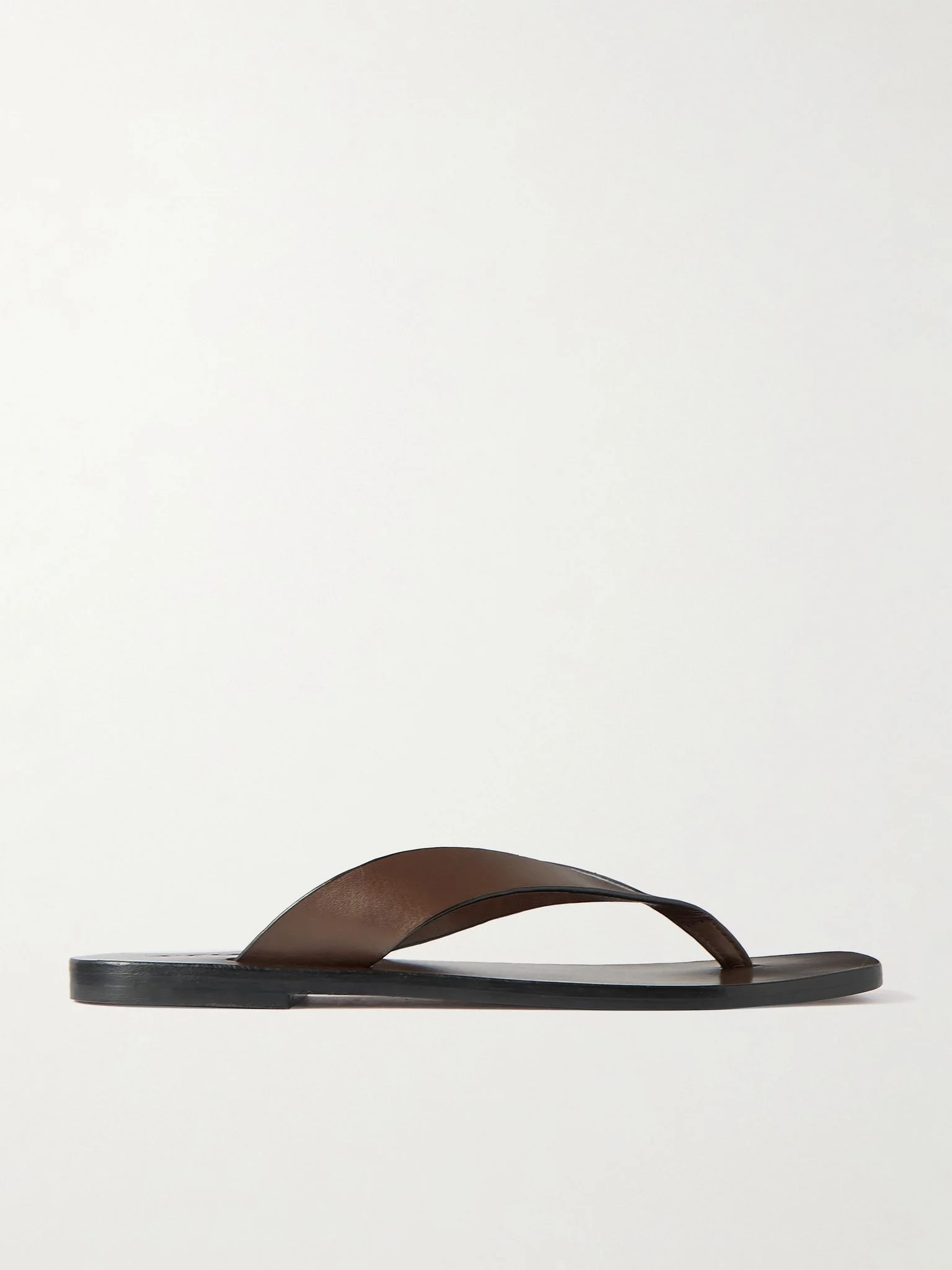 Kinto leather flip flops Brown - 1