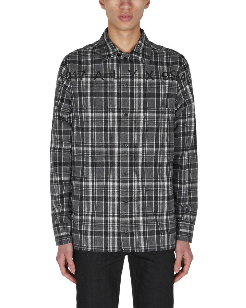 1017 ALYX 9SM PLAID LOGO SHIRT outlook