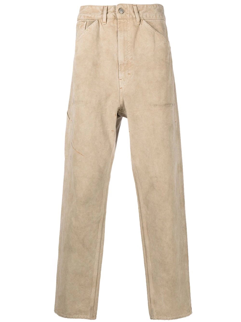 straight-leg chino trousers - 1