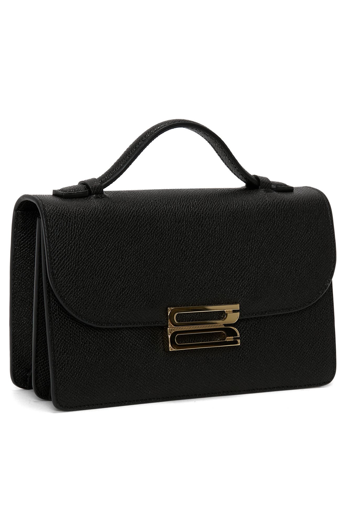 Victoria Beckham The Mini Dorian Grained Leather Shoulder Bag in Black at Nordstrom - 3