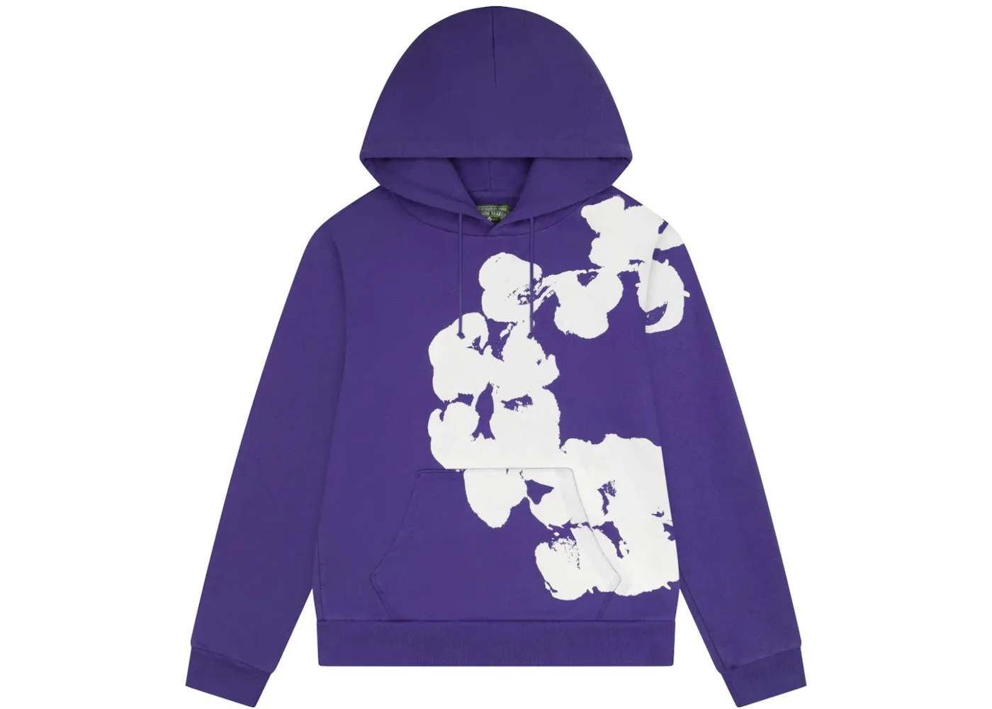 Denim Tears Big Cotton Wreath Sweatshirt Purple - 1