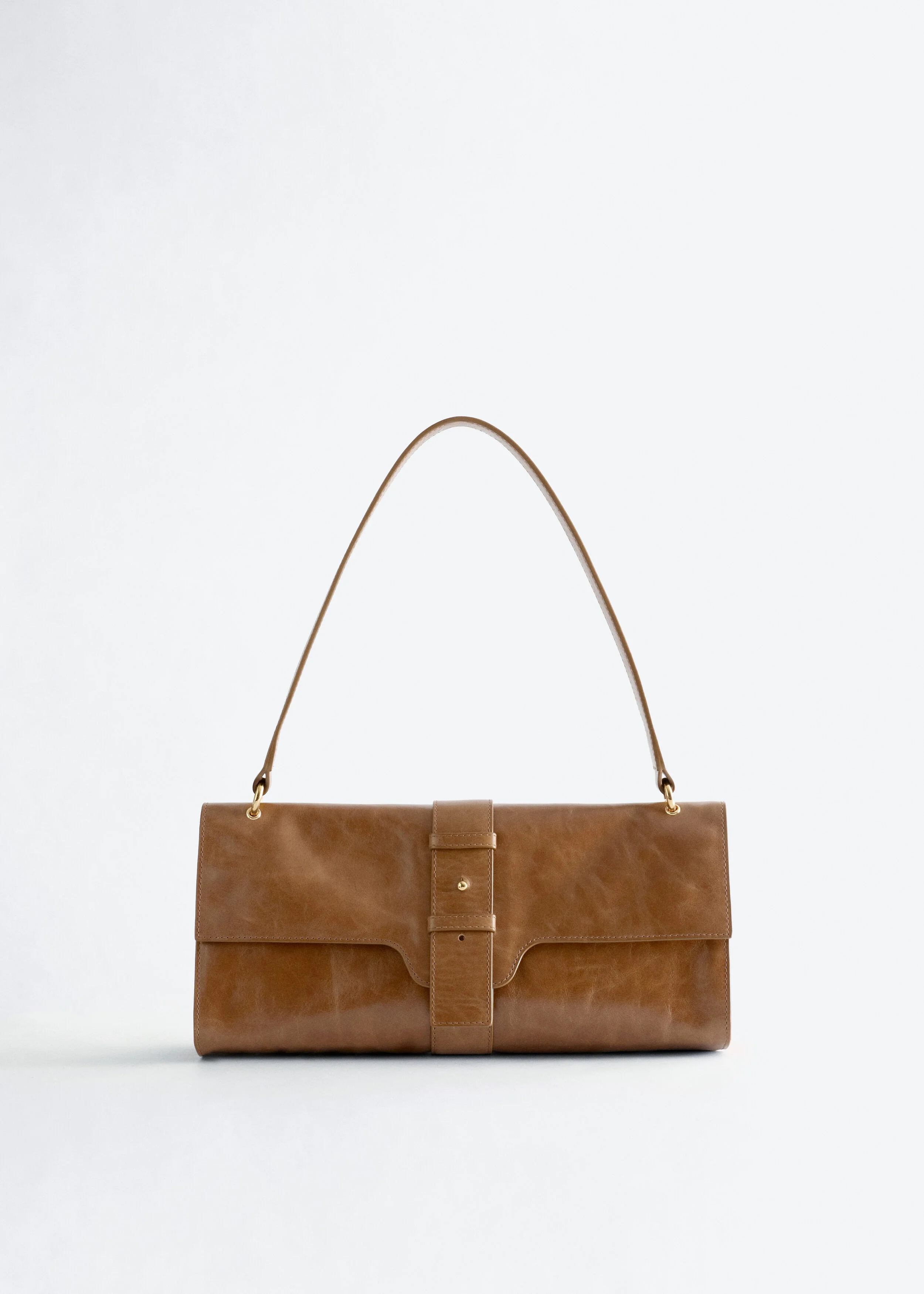 Leather Shoulder Bag - 1