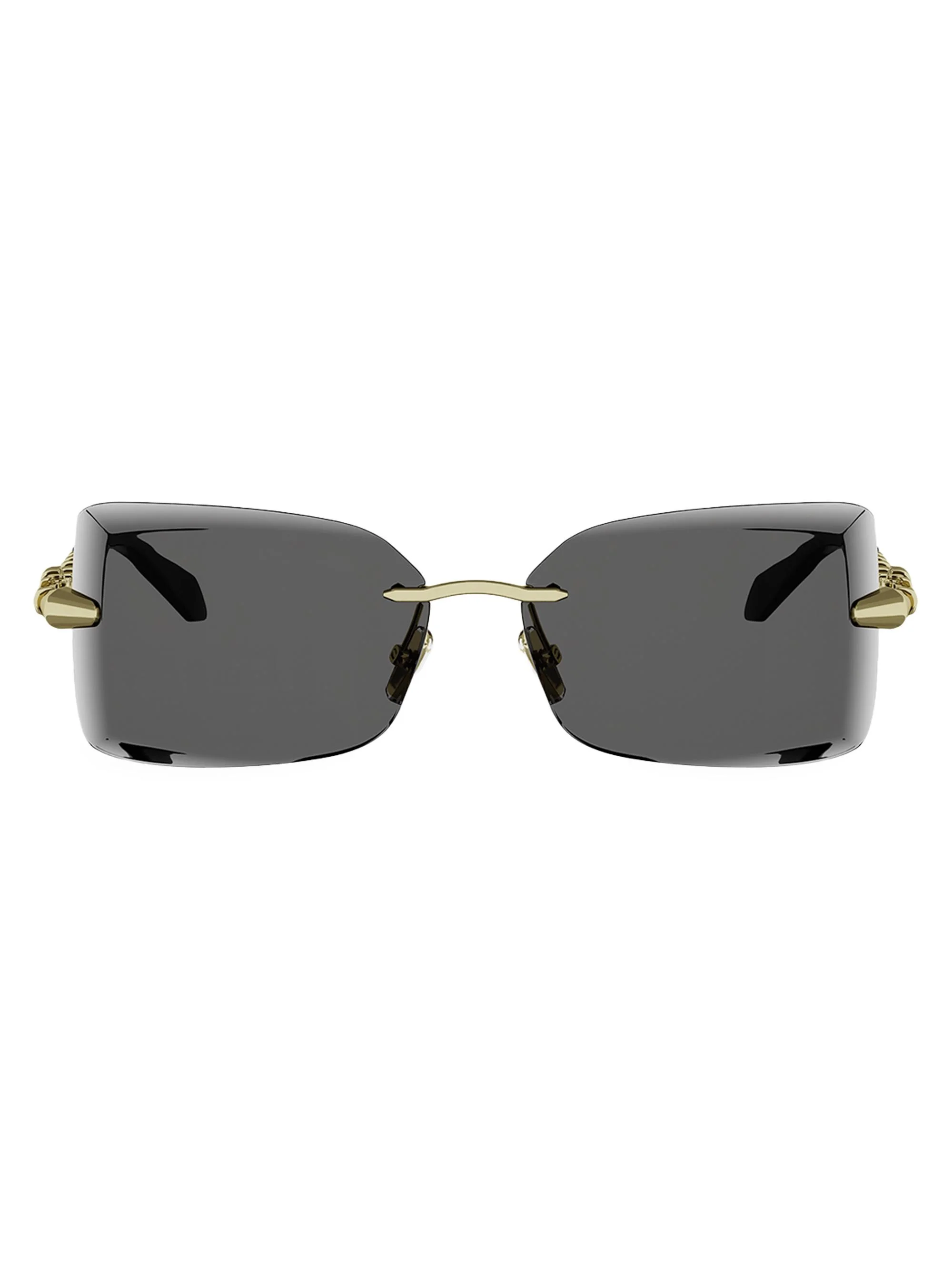 Women's Serpenti Viper 59MM Butterfly Sunglasses - Gold Smoke - 1