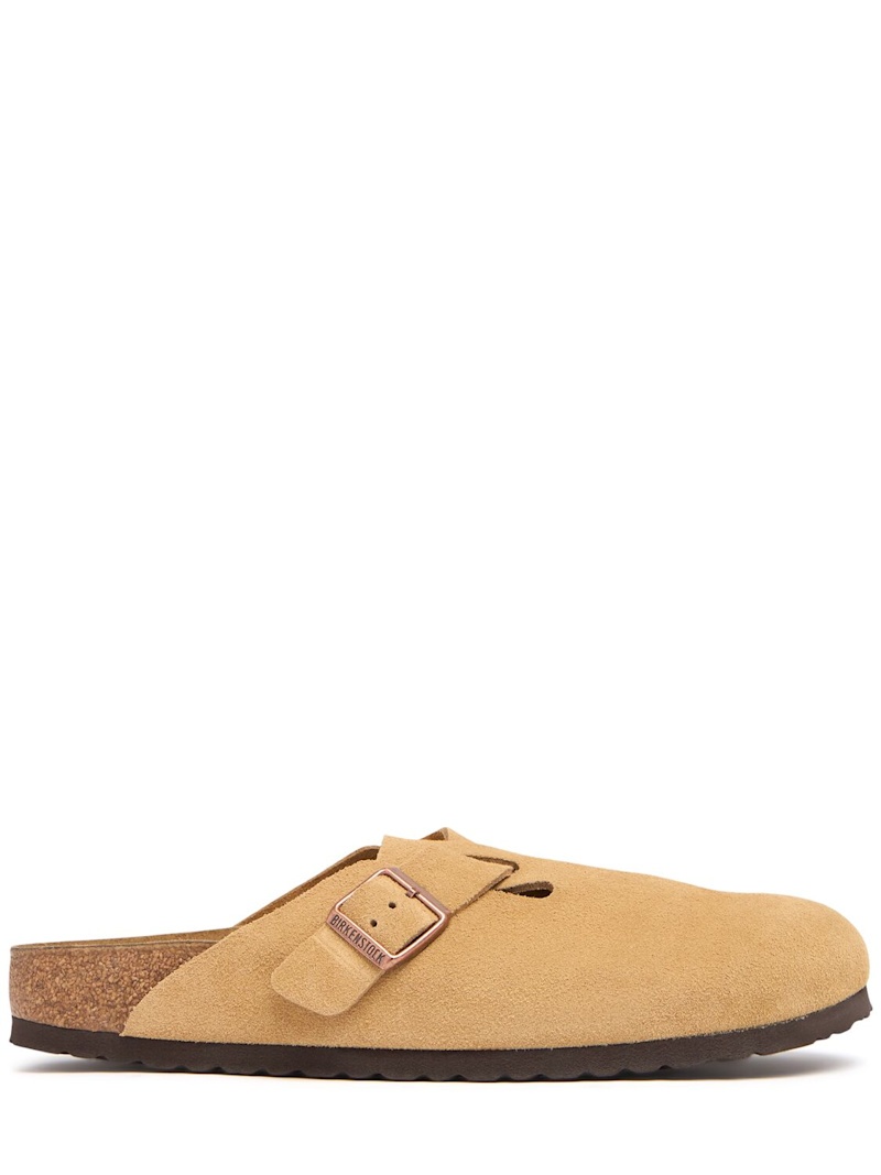 Boston soft suede mules - 1