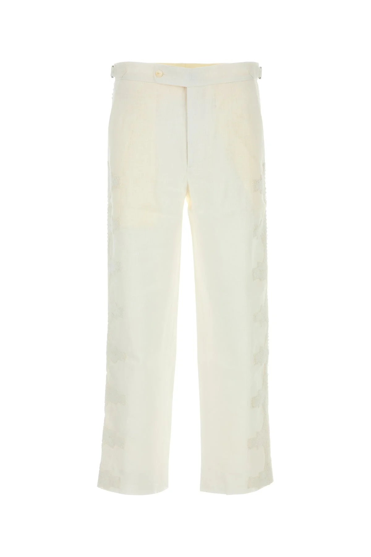 White linen Salt pant - 1